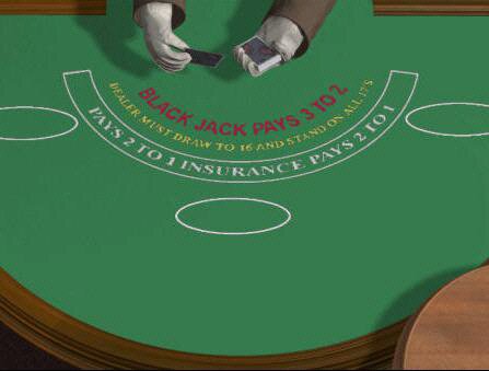 Blackjack is a favorite game in the Bandits and Slots Casino