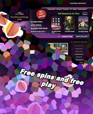 Casino codes free spins